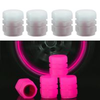 Universal Luminous Tire Valve Cap Car Wheel Hub Glowing Dust-proof Decorative Tyre Rim Stem Nozzles Cover For Motorcycle Bike Valve Stems Caps Adapter