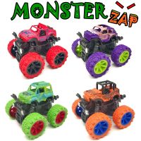 โมเดลรถเหล็ก MONSTER ZAP วิ่งได้ สเกล 1/64  ขับเคลื่อน 4ล้อ