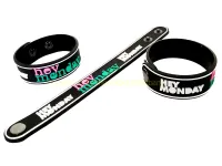 HEY MONDAY wristband ริสแบนด์ งานแกะขึ้นโมล ปั้มนูน สองชั้น สวยงาม คุณภาพสุดๆ วัสดุ ยางซิลิโคน เกรดพรีเมี่ยม ปั๊มนูน พรีเมี่ยม รับประกันความพอใจ HDY395NNN