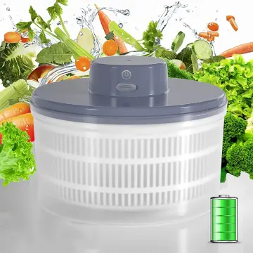 Electric Salad Spinner Vegetable Dryer Drainer Strainer - China Vegetable  Washer and Kitchen Gadget price