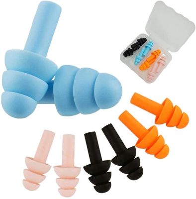 4Pairs Soft Foam Ear Plugs for Sleeping Noise Cancelling Anti Noise Snoring Sleeping Plugs use for sleep