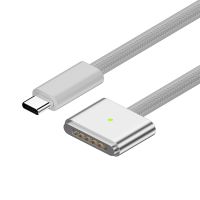 T017 USB ชนิด C ถึง Magsafe 3สายอะแดปเตอร์สำหรับ MacBook A2442 A2485 A2681หัวเปลี่ยนสายชาร์จ140W ชาร์จเร็ว