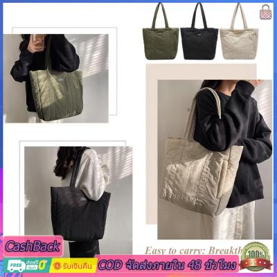 【Ready Stock】🚚Women Top Handle Bag Soft Casual Handbag Solid Color Lightweight Large Capacity Daily Bag for Female Girls