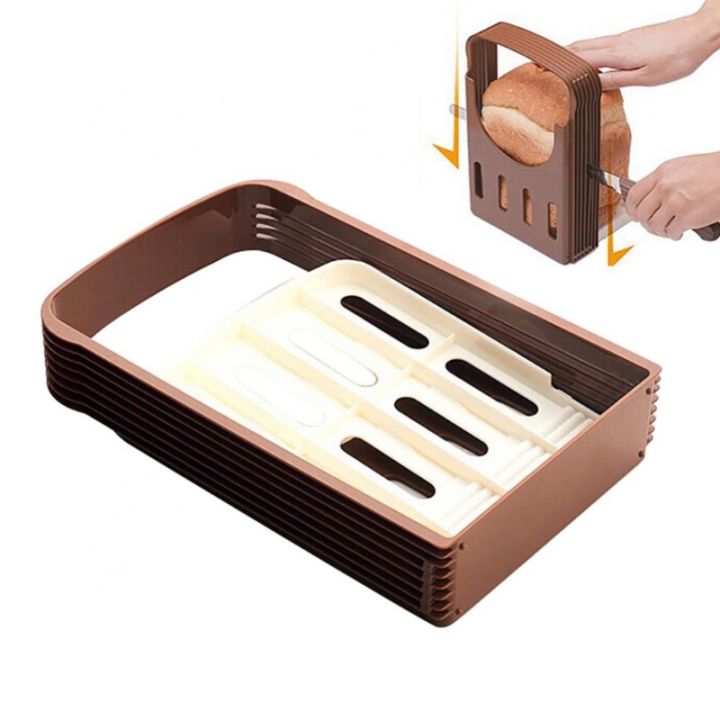โอซี-เครื่องมือตัดอุปกรณ์ขนาดเล็กพับได้สำหรับอบขนมปังเครื่องตัดขนมปังอุปกรณ์เสริมในครัวเรือน