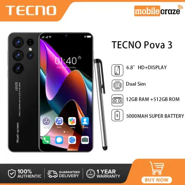 Tecno POVA 5 Pro 5G-Factory Unlocked Dual SIM-128GB Storage 8GB  RAM-NFC-SILVER