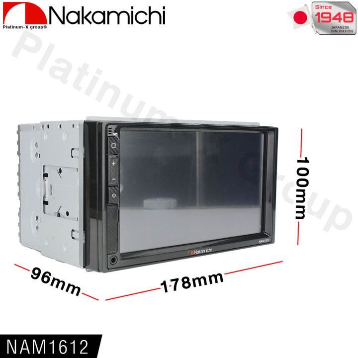 nakamichi-7-inch-nam1612-เครื่องเสียงรถยนต์-2din-ระบบmirrorlink-วิทยุบลูทูธ-วงจรมาตรฐานจากญี่ปุ่นบลูทูธ-วิทยุติดรถยนต์-จอ-2din-ติดรถยนต์-จอแอนดรอย
