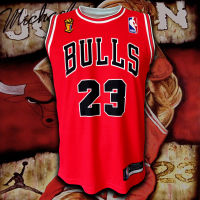 เสื้อบาส เสื้อบาสเกตบอล NBA Chicago Bulls เสื้อทีม ชิคาโก้ บูลส์ #BK0016 รุ่น Special Michael Jordan#23 ไซส์ S-5XL