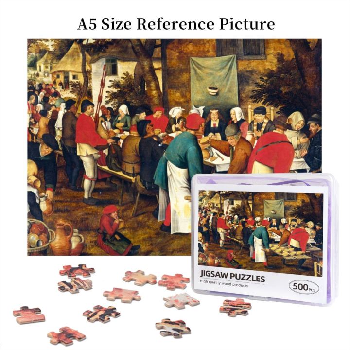 pieter-brueghel-the-younger-peasant-wedding-feast-wooden-jigsaw-puzzle-500-pieces-educational-toy-painting-art-decor-decompression-toys-500pcs