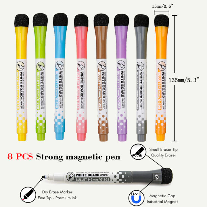 a3-size-weekly-planner-calendar-magnetic-fridge-stickers-menu-dry-erase-calendar-marker-whiteboard-message-board