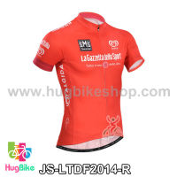 เสื้อจักรยานแขนสั้นทีม Le tour de france 2015 สีแดง