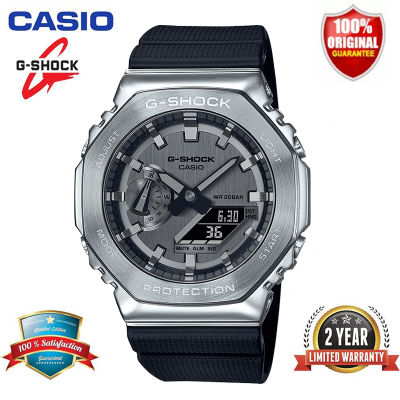 🔥พร้อมส่ง🔥 นาฬิกาข้อมือผู้ชาย DIGITAL G SHOCK รุ่น GM-2100-1APR นาฬิกาข้อมือ นาฬิกากันน้ำ สายเรซิน