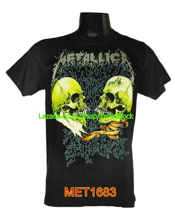 เสื้อวง-metallica-เมทัลลิกา-ไซส์ยุโรป-เสื้อยืดวงดนตรีร็อค-มีปลายทาง