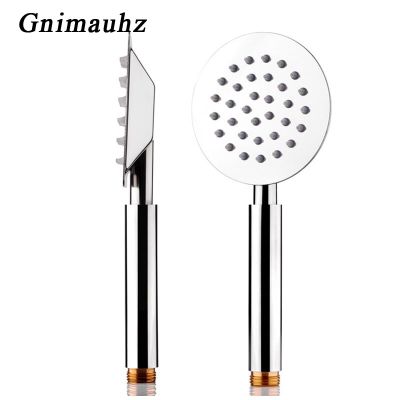 Bathroom Stainless Steel Hand Shower Polished Shower Hose Shower Mounting Bracket Square Circular Electroplating shower head Showerheads