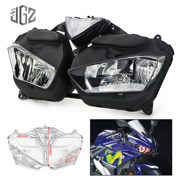 R15 V3 HEADLAMP Motorcycle Head Light Front Lamp LED Spot Light Outdoor