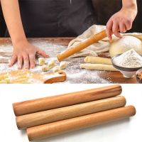 16/30/40cm Non-Stick Cake Fondant Pastry Wooden Rolling Pin Embossed Rolling Pin For Kitchen Cake Roller Crafts Baking