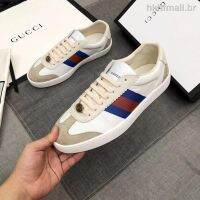 [COD] รองเท้า NewGUCCI ผู้ชายผู้หญิงรองเท้าหนังเทรนเนอร์รองเท้า Size35-46 TT494