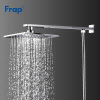 Frap Europe Style Shower Accessories 205mm Large Size Deck Mounted Stainless Steel Overhead Rain Shower Head F2406