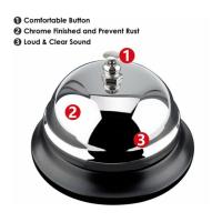 Restaurant Service Bell Hotel Desk Bell Ring Reception Call Counter Q2V3 Bar Ringer L8D0