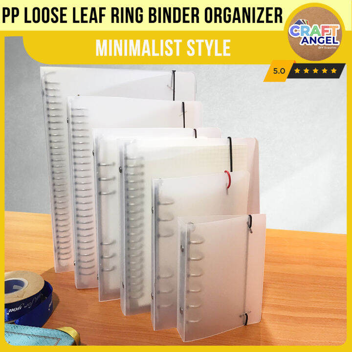 PP Binder Japan Minimalist style A6 / A5 / B5 / A4 /A7 Stationary Arts