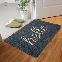 Entrance Door Floor Mat Bathroom Door Mat Rectangle Non-Slip Foot Pad Home Welcome Carpet For Hallway Decor Embroidered Doormat