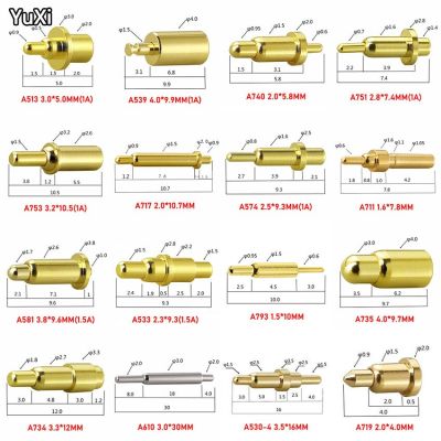 YUXI 1PCS High Current Spring Loaded Pogo Pin Male Female Connector Power Heavy Current Battery Connector POGOPIN Header Charge
