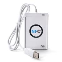 ◊ NFC Reader Writer 13.56 MHz ACR122U USB RFID Copier Duplicator For MF FeliCa NFC (ISO/IEC18092) Tags Free Software Provided