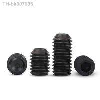 ❀▬  10/50pcs M2 M2.5 M3 M3.5 M4 M5 M6 M8 DIN916 Black grade 12.9 alloy steel Hex Hexagon Socket Allen Cup Point Grub Screw Set Bolt