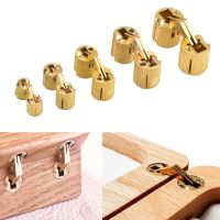 1 PC 8 18mm Copper Brass Furniture Hinges Cylindrical Hidden Cabinet Concealed Invisible Door Hinges For Hardware Gift Box