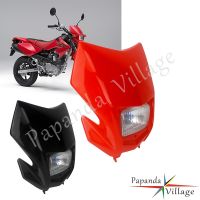 For Honda CRF150F CRF230F CRF 150 250 Motocross Red Headlight Assembly Front Light Mask HI/LO Beam Racing Lighting