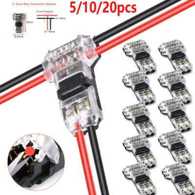 5/10/20PCS 5/10/20PCS 12V Wire Cable Snap In Connector Terminal Connections Joiners Auto Plug