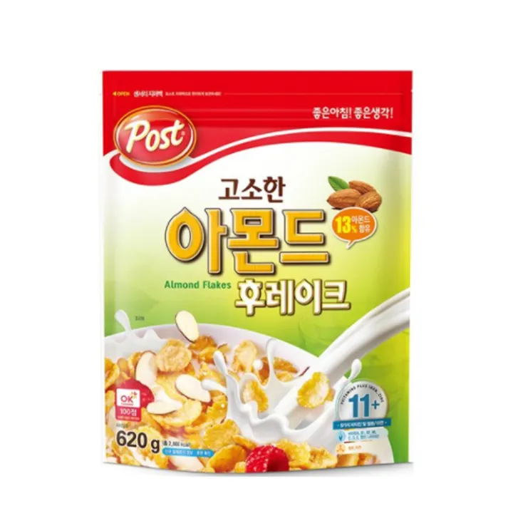 [Post] Korean Cereal Golden Granola, Corn Flight, Oreo O's, Almond