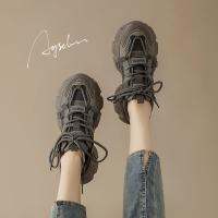 ✒ↂ♞ Augushiden thick-soled dad shoes womens shoes 2023 new autumn shoes ins versatile student thick-soled sports shoes