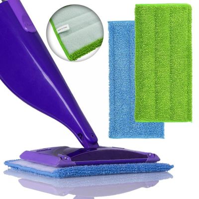 ✥∋ Wet/dry Chiffon De Nettoyage Pano Prato Microfibre Floor Mop Pads Replacement For Swiffer Wetjet Flat Mop Cloth Machine Was D4l0