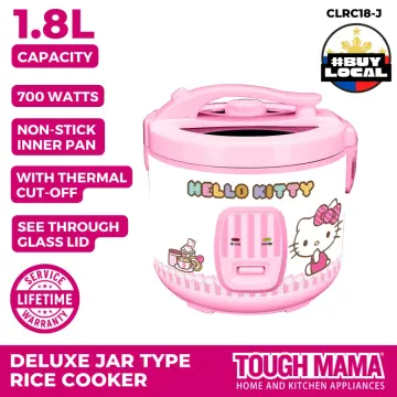 Hello Kitty RTRC12-1G Red Rice Cooker, Kitchen Appliance