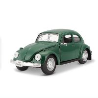 Maisto โมเดล1:24จำลอง Volkswagen Beetle,รถโลหะผสมโลหะคงที่สำหรับตกแต่งที่เก็บของสำหรับผู้ใหญ่