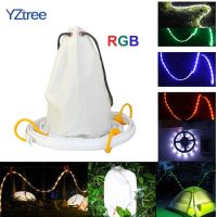 Waterproof Camping RGB LED Strip Light Lantern Lamp 1.5m SMD 2835 DC5V USB LED Rope Light Outdoor Hiking Camp Tent Hanging Lamp