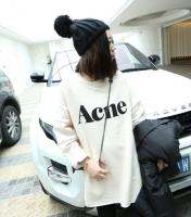 เสื้อแฟชั่น แขนยาว บุกันหนาว ลาย Acne 5615