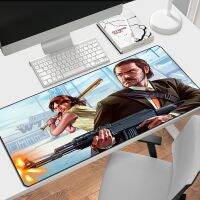 แผ่นรองเมาส์คอมพิวเตอร์ GTA Gaming แผ่นรองเมาส์แล็ปท็อป Gamer Mausepad อุปกรณ์เสริมสำหรับพีซี แผ่นกันลื่น Mausepad Keyboard Cabinet แล็ปท็อป Xxl