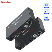 Extender KVM USB HDMI 4K Cat6 M กว่า KVM RJ45ตัวขยาย HDMI ผ่านสาย Lan ตัวต่อขยาย HDMI KVM พร้อม USB สำหรับแป้นพิมพ์เมาส์