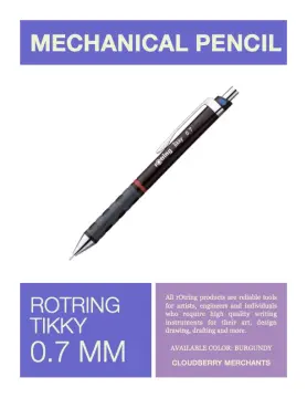 Rotring Tikky Mechanical Pencil, HB, 0.5 mm, Neon Pink