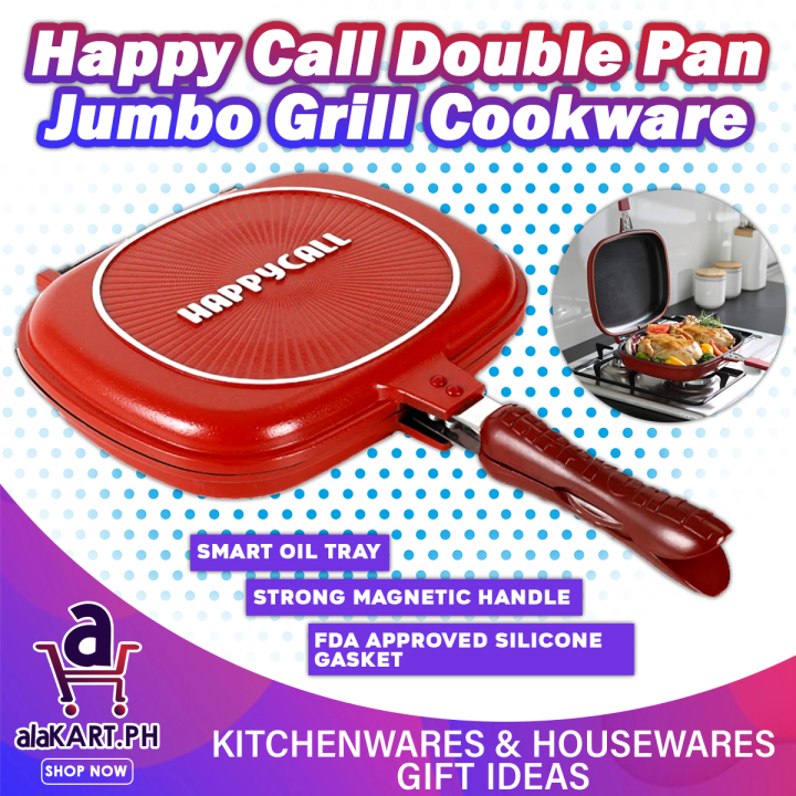  Happycall Double Grill Pan Korean Original Model JUMBO