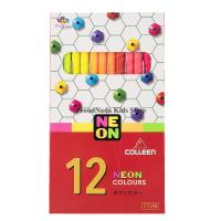 Colleen ดินสอสีไม้(สีสะท้อนแสง) คลอรีน 1 หัว 12 สี รุ่น775N นีออน