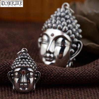 100 925 Silver Tibetan Sakyamuni Pendant Buddhist Sakyamuni Buddha Pendant Sterling Tibetan Buddha Pendant Good Luck Amulet
