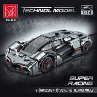 MORK 1512pcs Original Technical Building Blocks Sports Racing Car MOC Supercar Models Kit Bricks Toys for Kids Boys Gifts 023027