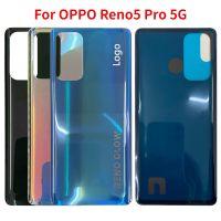 Back Glass For Oppo Reno 5 Pro 5G PDSM00 PDST00 CPH2201 Back Battery Cover Rear Door Housing Case Adhesive Sticker