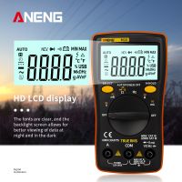 M10 Pocket Digital Multimeter Transistor Tester Analog 6000 counts Multimetro Profesional Capacitor Inductance Power Meter Test Electrical Trade Tools