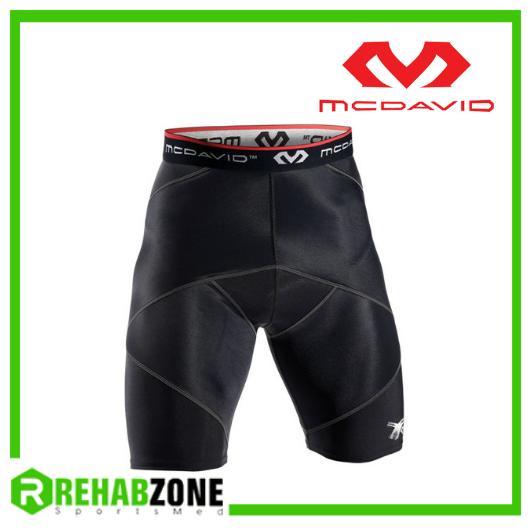 McDavid 8200 Cross Compression Short With Hip Spica Black Large