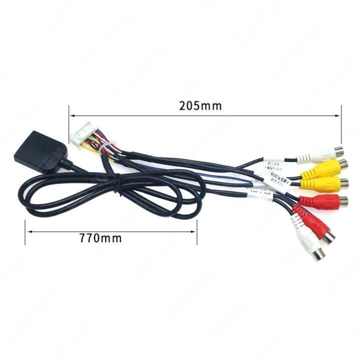 20-pin-car-audio-video-cable-with-4g-card-slot-extended-interface-rca-output-aux-sim-card-slot-converter-for-palmxun-solution