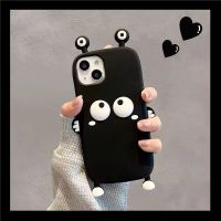 chunkao15835252 เคส ไอโฟน ลูกบอลถ่านหินสีดำสนุกสามมิติ VIVOY52sy53y76sy70s เคสโทรศัพท์มือถือ S15s16pro ซิลิโคน x90x80 หญิง