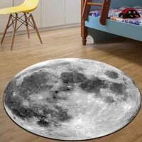 3D Cartoon Printed Carpets for Living Room Moon Earth Mar Print Area Rugs Portable Rug Kid Playing Cute Mats Bedroom Decor tapis